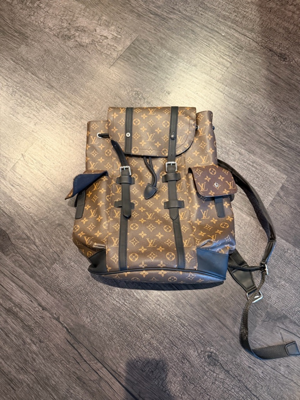 Louis Vuitton Monogram Canvas Backpack in Brown and Black - Picture 2 of 4